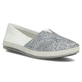 Chaussures en cuir Filippo DP031 / 22 Bl bleu blanche 1