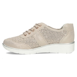 Chaussures en cuir Filippo DP028/22 Go doré d'or 1