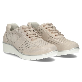 Chaussures en cuir Filippo DP028/22 Go doré d'or 2