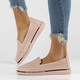 Chaussures en cuir Filippo DP3623/22 Pi rose 6