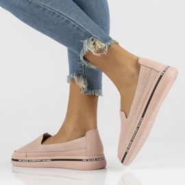 Chaussures en cuir Filippo DP3623/22 Pi rose 5