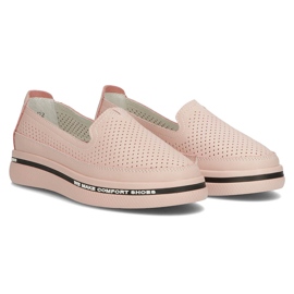 Chaussures en cuir Filippo DP3623/22 Pi rose 2
