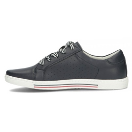 Chaussures en cuir Filippo DP2154 / 22 Nv bleu marine 1