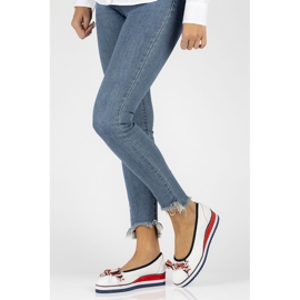 Ballerines en cuir Filippo DP2159 / 22 Wh blanc blanche 2