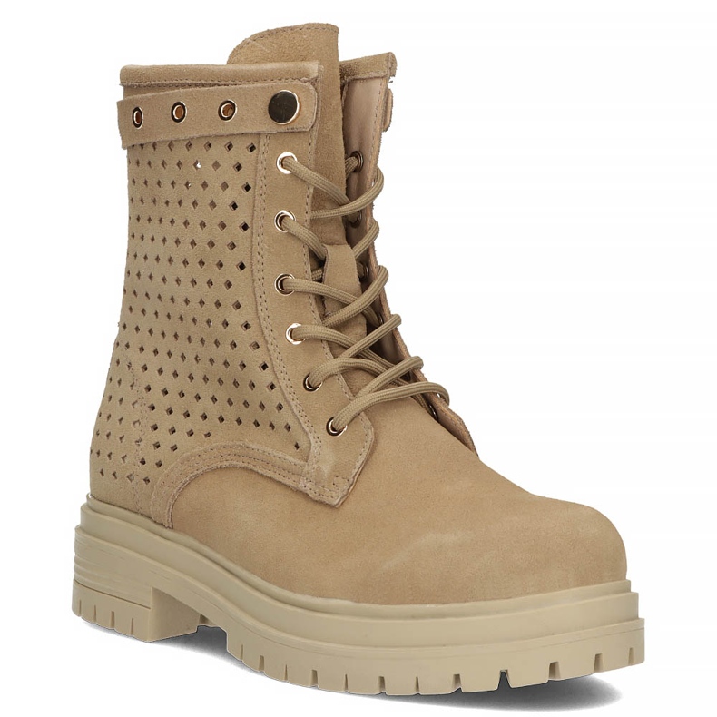 Bottines en cuir Filippo DBT3716/22 Be beige 1