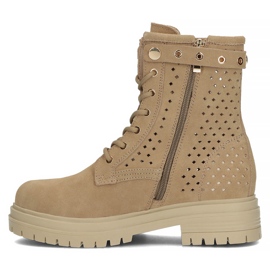 Bottines en cuir Filippo DBT3716/22 Be beige 2