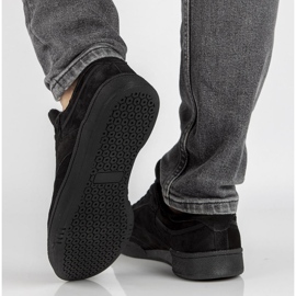 Chaussures en cuir Filippo MSP2123 / 22 Bk noir le noir 4