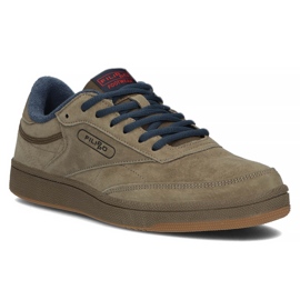 Chaussures en cuir Filippo MSP2123 / 22 Br cappuccino beige brun multicolore 1