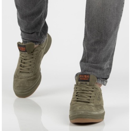 Chaussures en cuir Filippo MSP2123/22 Kh kaki vert 2