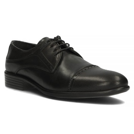 Chaussures en cuir Filippo 3613 noir 1