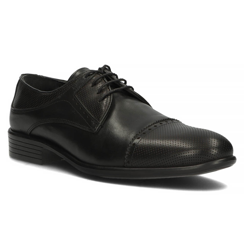 Chaussures en cuir Filippo 3613 noir 1