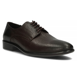 Chaussures en cuir Filippo 1777 marron Café brun 1