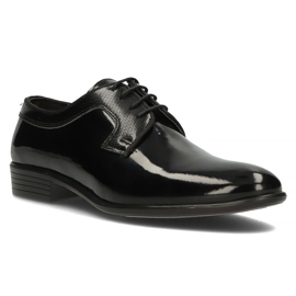 Chaussures en cuir Filippo 1737 laque noire 2