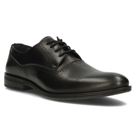 Chaussures en cuir Filippo 3615 noir 1