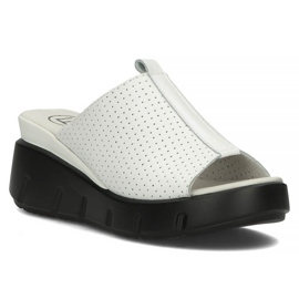 Chaussons en cuir Filippo DK3594 / 22 Wh blanc blanche 1 Chaussons en cuir Filippo DK3594 / 22 Wh blanc blanche 1
