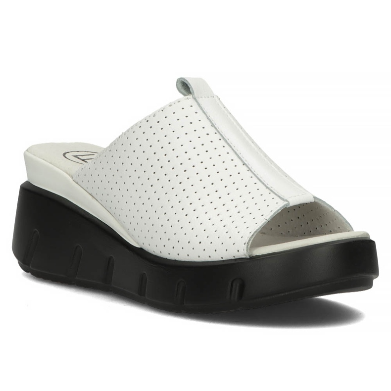 Chaussons en cuir Filippo DK3594 / 22 Wh blanc 1