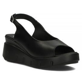 Sandales en cuir Filippo DS3595/22 Bk noir le noir 2
