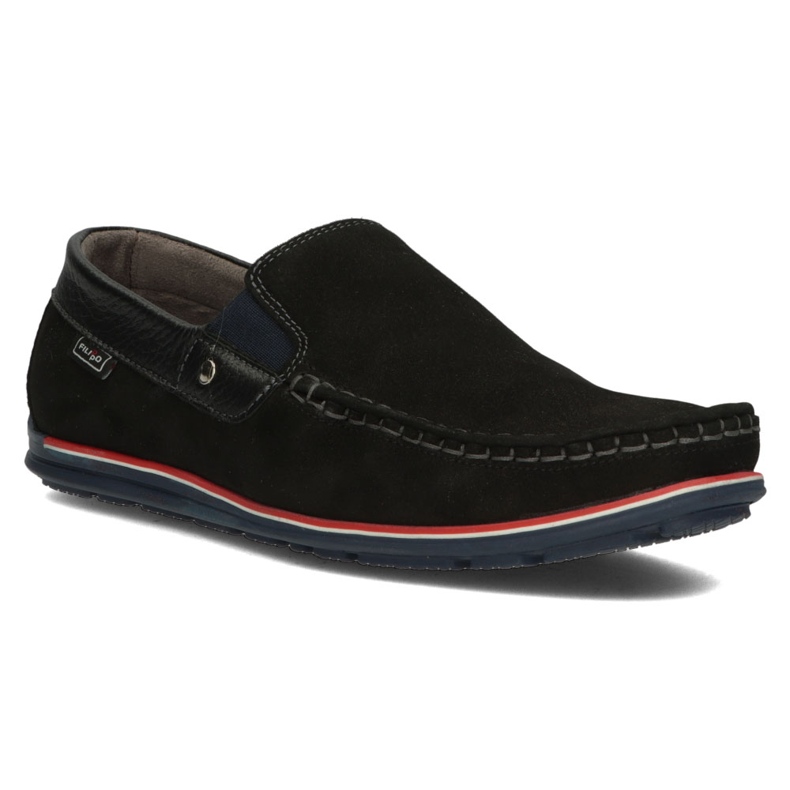 Mocassins en cuir Filippo 1522K noir le noir 1