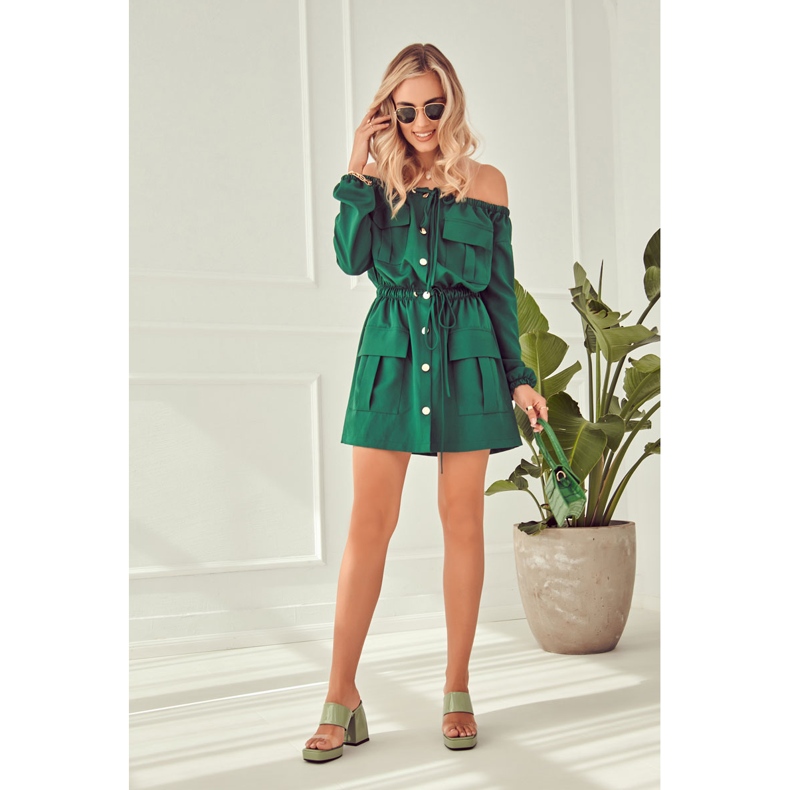 FM1 Pantoufles vernies sur un Seattle Green Bar vert 1