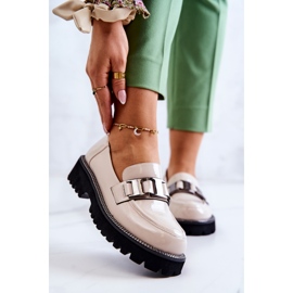 S.Barski Chaussures Cuir Laqué Beige Clair Corine 1 S.Barski Chaussures Cuir Laqué Beige Clair Corine 1