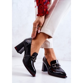 S.Barski Escarpins élégants sur un Callim noir 2