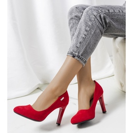 Escarpins rouges sur un talon aiguille Blair 1 Escarpins rouges sur un talon aiguille Blair 1