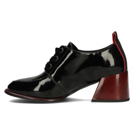 Escarpins en cuir Filippo DP3732 / 22 Bk noir le noir 3