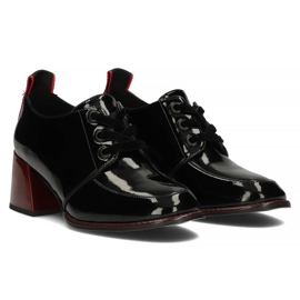 Escarpins en cuir Filippo DP3732 / 22 Bk noir le noir 4