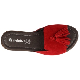 Inblu pantoufles chaussures pour femmes 158D148 rouge 3
