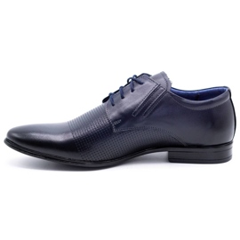 Olivier Chaussures habillées homme 482 bleu marine 1