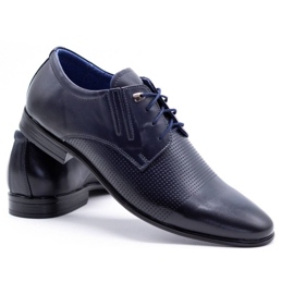 Olivier Chaussures habillées homme 482 bleu marine 3