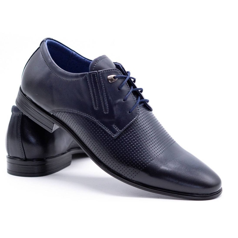 Olivier Chaussures habillées homme 482 bleu marine 3