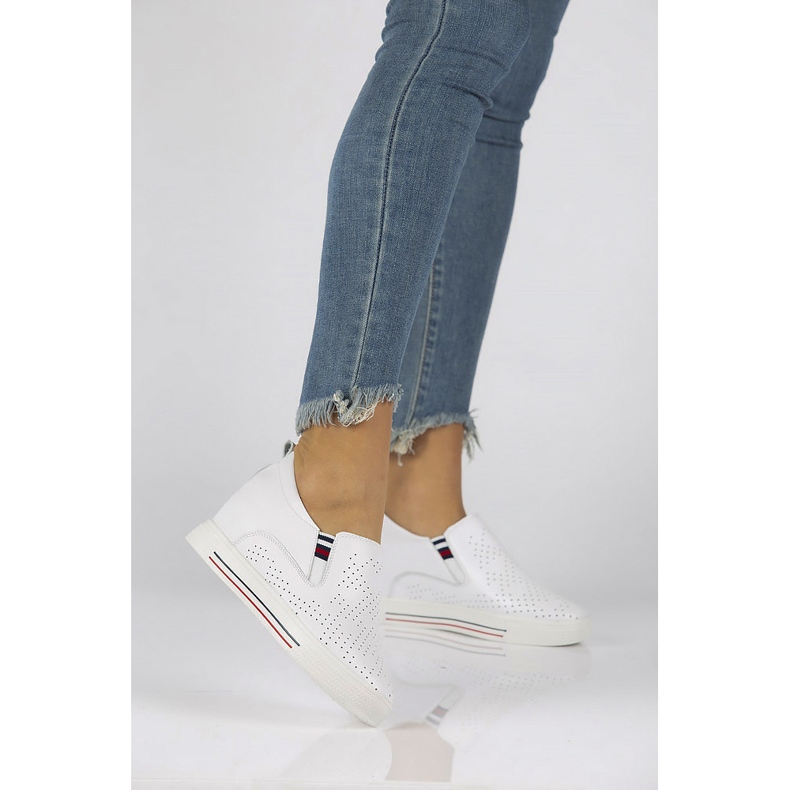 Chaussures en cuir Filippo DP1356 / 22 Wh blanc blanche 1 Chaussures en cuir Filippo DP1356 / 22 Wh blanc blanche 1