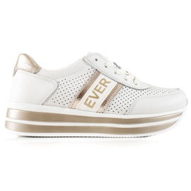 Ever Sports chaussures pour femme Filippo DP1414 blanc et or doré 1