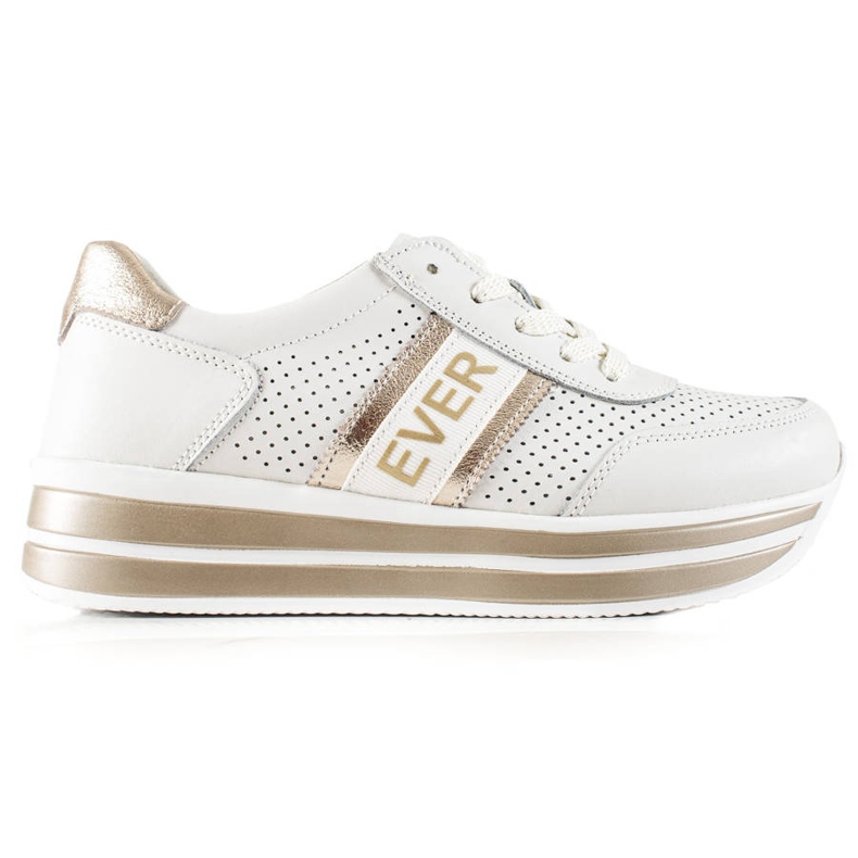 Ever Sports chaussures pour femme Filippo DP1414 blanc et or blanche d'or 1