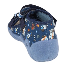 Chaussures enfant Befado jaune 350P028 bleu 3