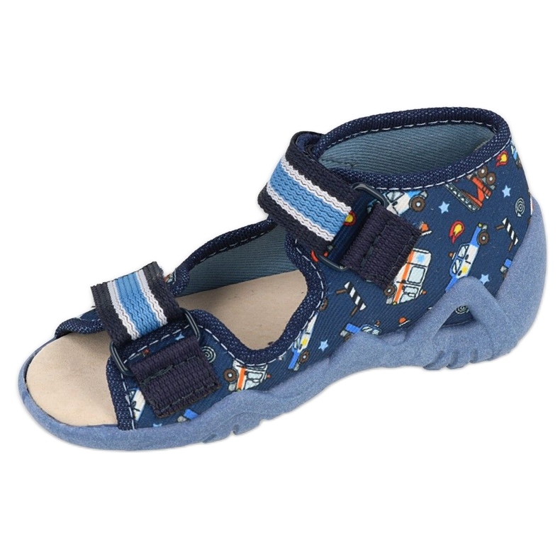 Chaussures enfant Befado jaune 350P028 bleu 1