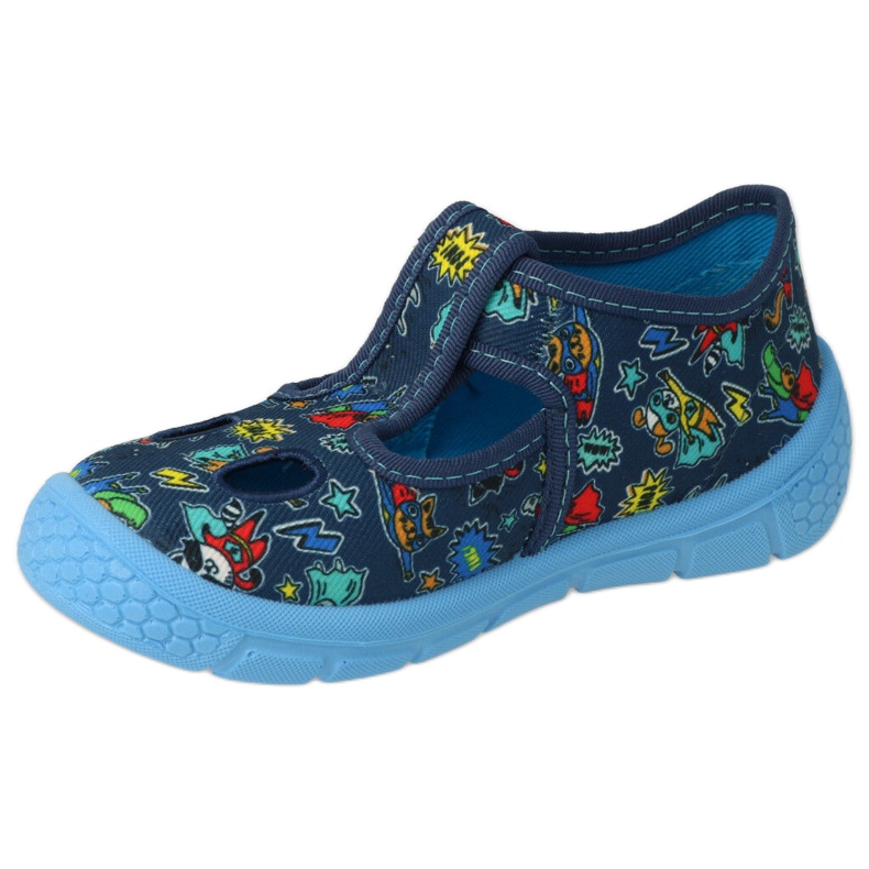 Befado chaussures pour enfants 533P021 bleu marine multicolore 1