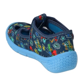 Befado chaussures pour enfants 533P021 bleu marin multicolore 2