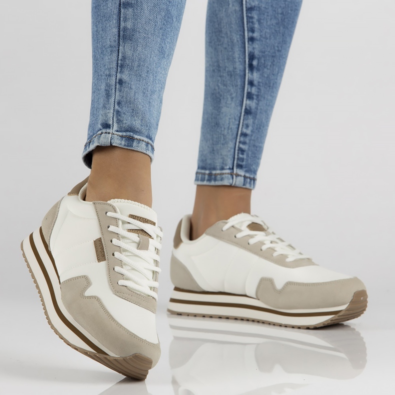 Baskets Filippo DP2111/22 Wh blanches 2