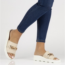 Babouches en cuir Filippo DK3597/22 Be beige 1