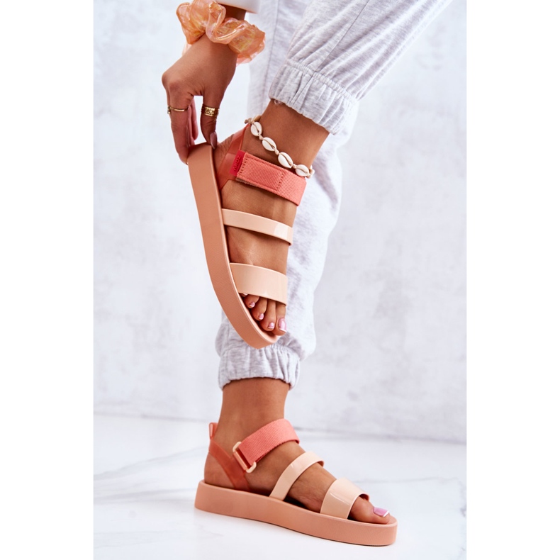 Sandales Caoutchouc Parfumées Avec Velcro ZAXY HH285288 Orange 1