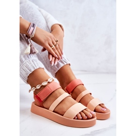 Sandales Caoutchouc Parfumées Avec Velcro ZAXY HH285288 Orange 2