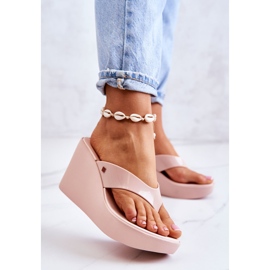 Chaussons Compensés Femme ZAXY HH285294 Nude rose 2