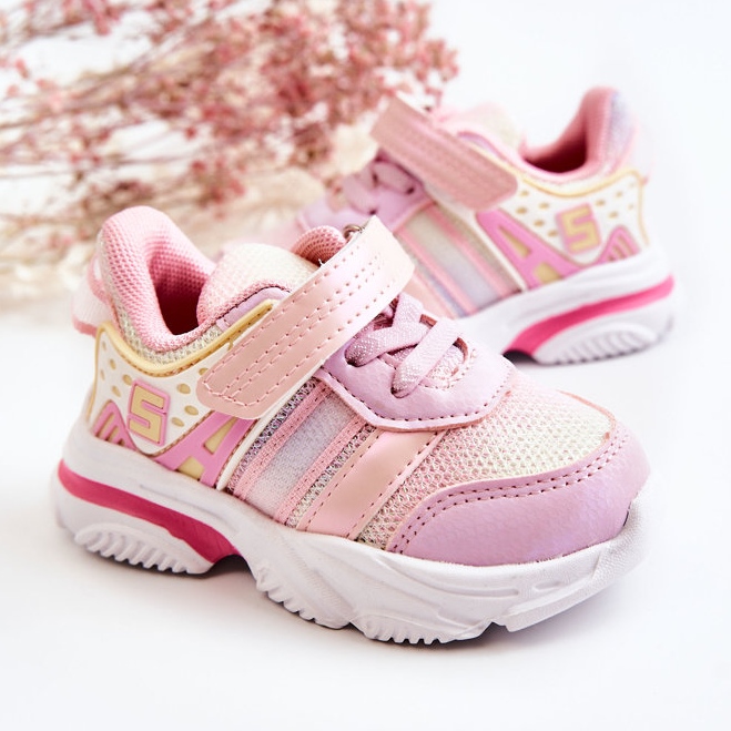 PJ2 Chaussures Sport Légères Enfant Avec Velcro Rose Akella 2 PJ2 Chaussures Sport Légères Enfant Avec Velcro Rose Akella 2