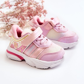 PJ2 Chaussures Sport Légères Enfant Avec Velcro Rose Akella 1 PJ2 Chaussures Sport Légères Enfant Avec Velcro Rose Akella 1