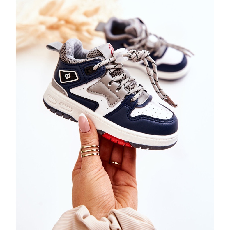 Chaussures de Sport Hautes Enfant Bleu Marine Bruce 1