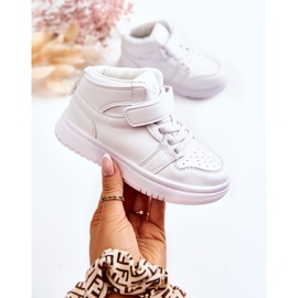 PA1 Chaussures de sport montantes enfant Blanc Berty 1