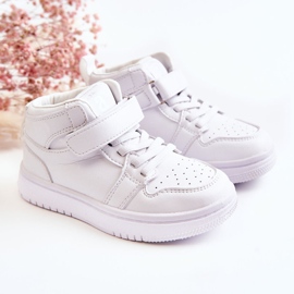 PA1 Chaussures de sport montantes enfant Blanc Berty 2