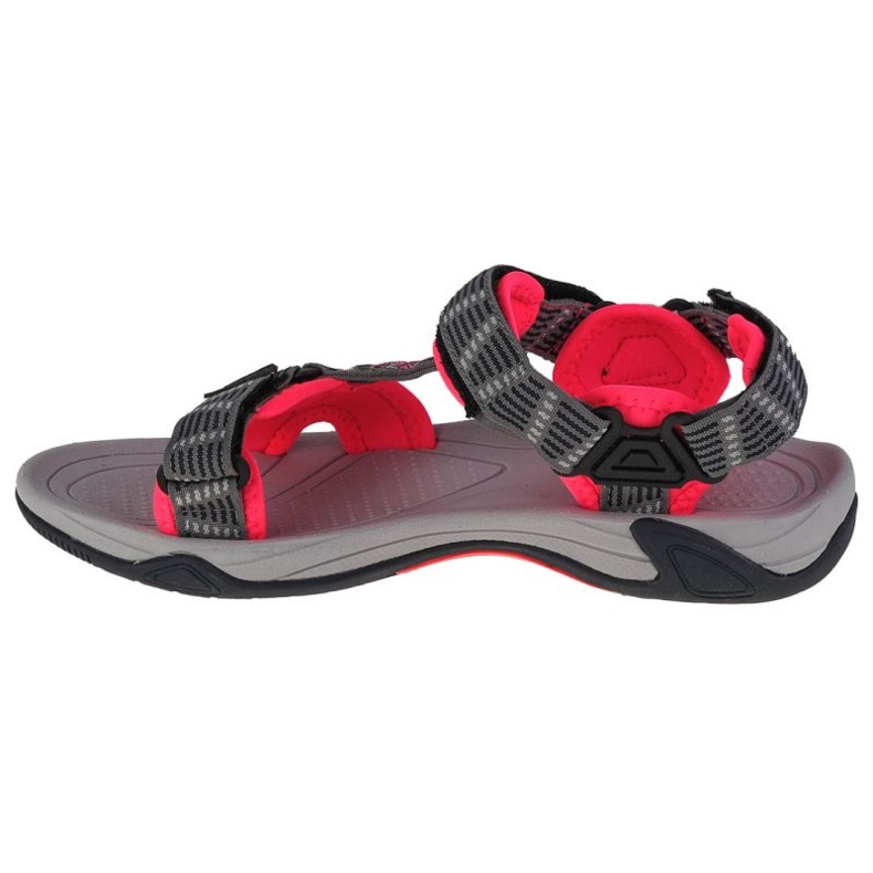 Sandales CMP Hamal Wmn Randonnée Sandale W 38Q9956-03TE le noir rouge gris 1 Sandales CMP Hamal Wmn Randonnée Sandale W 38Q9956-03TE le noir rouge gris 1